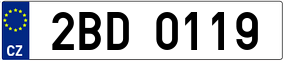 Truck License Plate